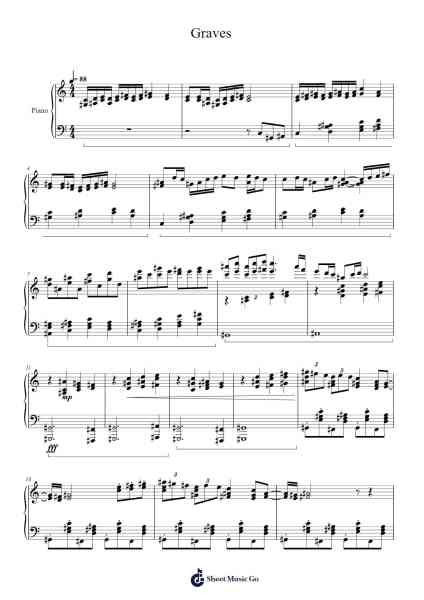 Graves Sheet Music by Matthew O'Leary-Arr.Seac