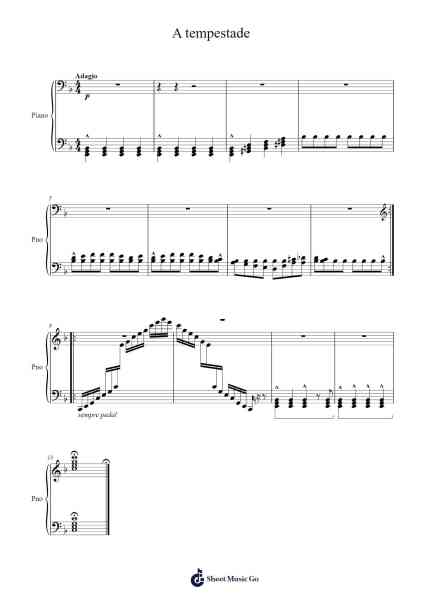 Piano Sonata No. 17 in D Minor, Op. 31, No. 2 "The Tempest" Sheet Music by Davi Gabriel-Arr.Rihous Neilvy