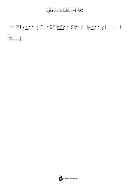 Ejercicio LM 1-1 G2 Sheet Music by Wardyer-Arr.Bartcent Whitegreve