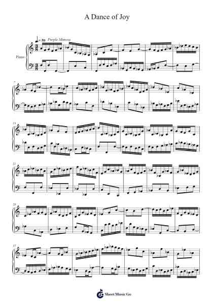 A Dance of Joy Sheet Music by Toursbur-Arr.Huce Earlville