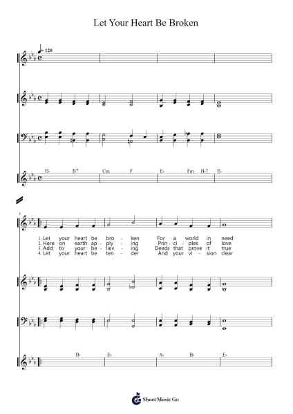 Let Your Heart Be Broken Sheet Music by James Mountain-Arr.Fasil Murseph