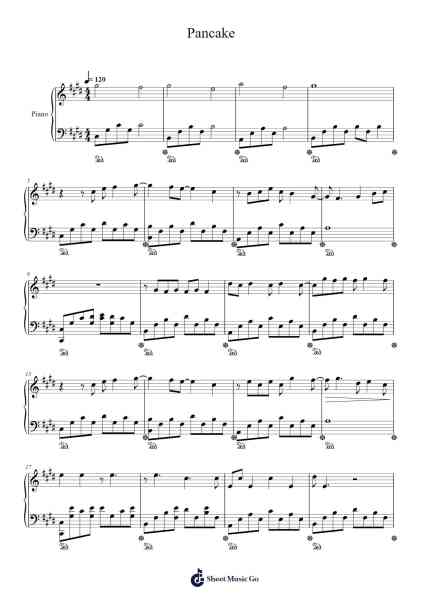 Pancake Sheet Music by Selcuk Ozer-Arr.Moulboyce