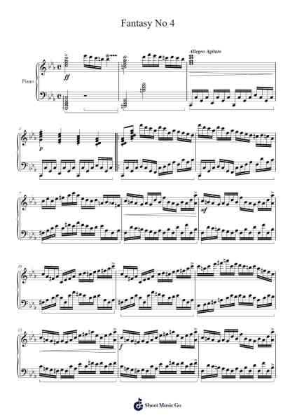 Fantasy No 4 Sheet Music by Sterett Jobdre-Arr.Dartricia Curcrofts