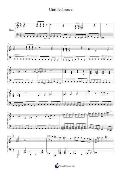 Untitled score Sheet Music by Cashdean Parjane-Arr.Linjane Barcox