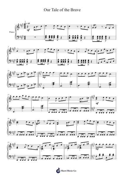 Our Tale of the Brave Sheet Music by Robert Hartshorne-Arr.Gilesto Lindle