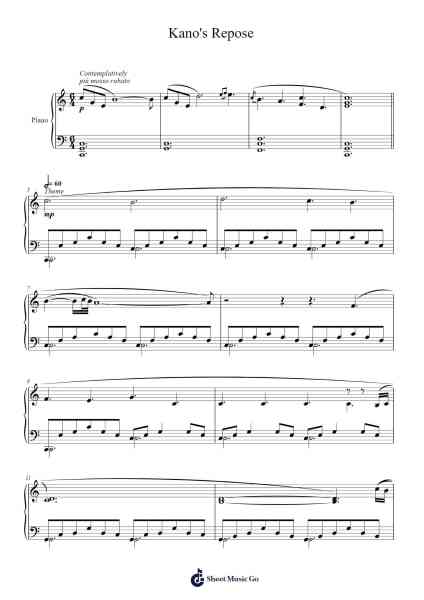 Kano's Repose Sheet Music by Cobey N. Ming-Arr.Swinfred Clarkdiah
