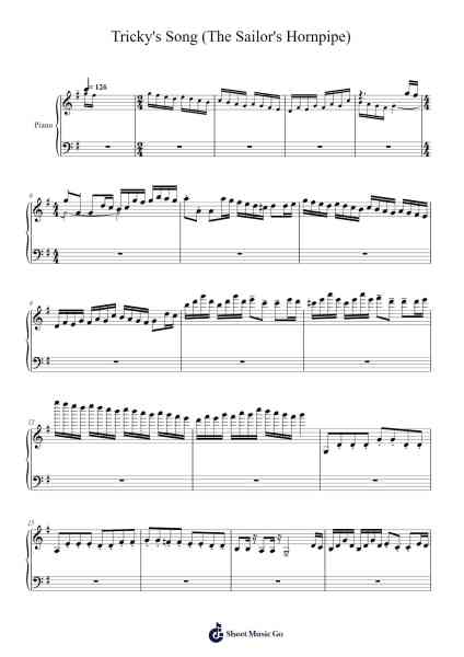 Tricky's Song (The Sailor's Hornpipe) Sheet Music by Dan Paladin-Arr.Urdia Janhue