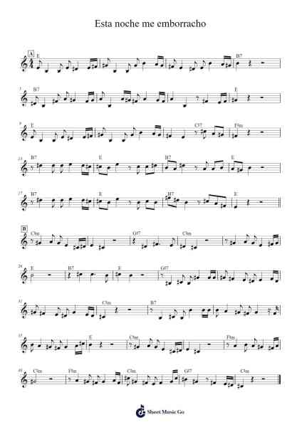 Esta noche me emborracho Sheet Music by E. S. Discepolo-Arr.Janecher Duh