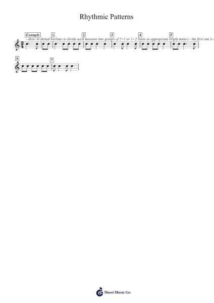 Rhythmic Patterns Sheet Music by Marc Sabatella-Arr.Tifdike Mupont