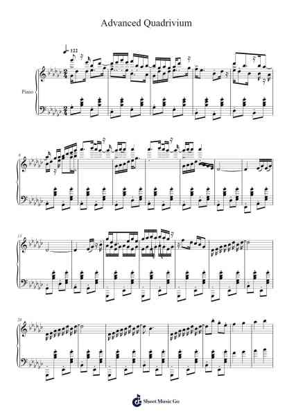 Advanced Quadrivium Sheet Music by undefined-Arr.Dukim