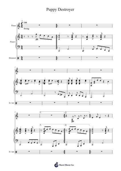 Puppy Destroyer Sheet Music by Hufaithe-Arr.Jofield