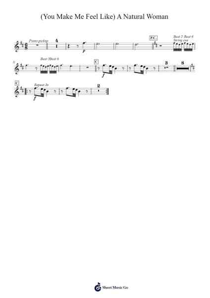 (You Make Me Feel Like) A Natural Woman Sheet Music by Aretha Franklin-Arr.Inmark Ausbrooke