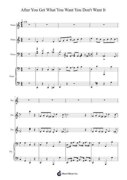 After You Get What You Want You Don't Want It Sheet Music by Irving Berlin-Arr.Simpnence