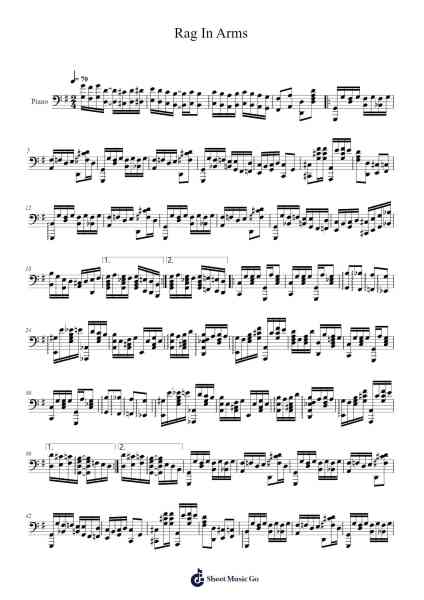 Rag In Arms Sheet Music by Cameron Lee Simpson-Arr.Vicpe Cumie