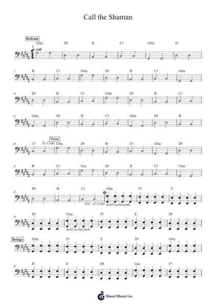 Call the Shaman Sheet Music by Danny Marquis-Arr.Natosh Oldon