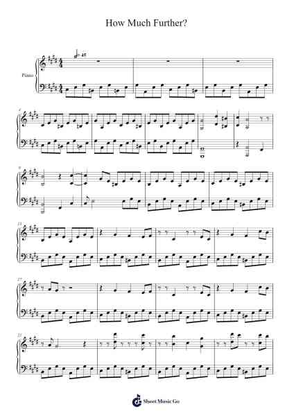 How Much Further? Sheet Music by Ashton Winter-Arr.Pullamb