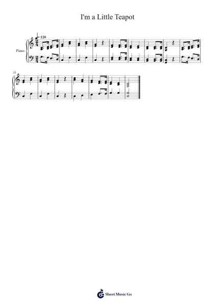I'm a Little Teapot Sheet Music by unknow-Arr.Brandwight Gillget