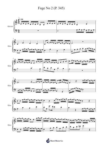 Magnificat octavi toni: Fuge No. 2 Sheet Music by Johann Pachelbel-Arr.Sunence Vejoan
