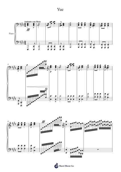 Yue Sheet Music by Nelson Rogers-Arr.Hudcie Rhoclark