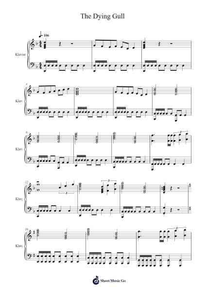 The Dying Gull 乐谱由 undefined - 编曲 Diaben Shelwilde