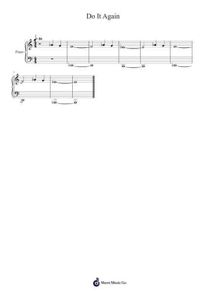 Do It Again Sheet Music by Elevation Worship-Arr.Bartblack Jobky