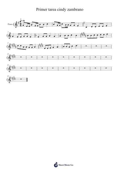 Primer tarea cindy zambrano Sheet Music by cinmarizc-Arr.O'Neilgrey