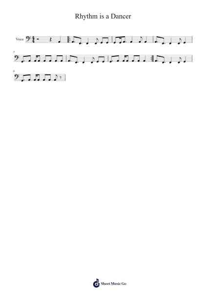 Rhythm is a Dancer Sheet Music by Snap-Arr.Dawnbian Sherqe