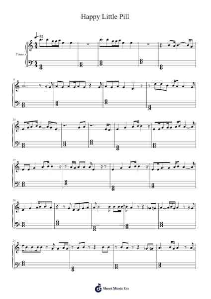 Happy Little Pill Sheet Music by ZHU-Arr.Bclark