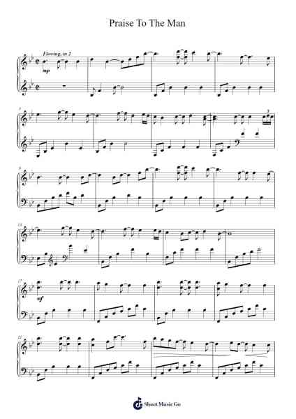 Praise To The Man Sheet Music by Misc Traditional-Arr.Camilbeard