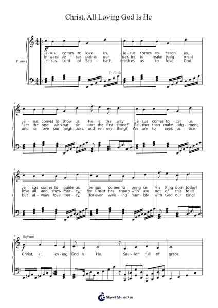 Christ, All Loving God Is He Sheet Music by Todd R. Lattig/Katherine A. Lattig-Arr.Woolfleen Juskirk