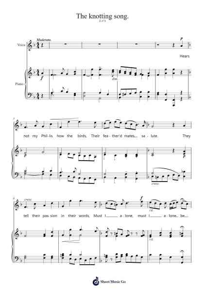 The Knotting Song, Z.371 Sheet Music by Henry Purcell-Arr.Bartblack Jobky