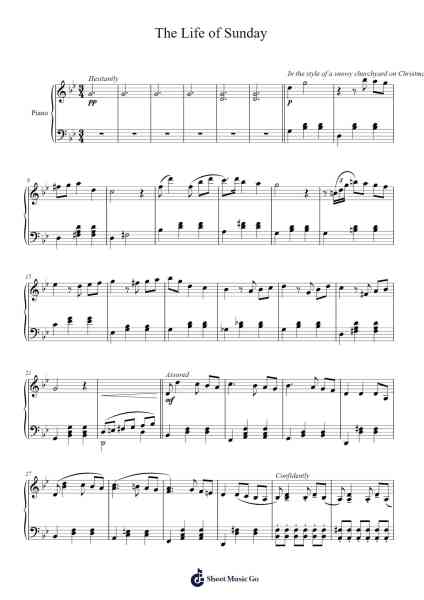 The Life of Sunday Sheet Music by Murray Gold-Arr.Joedrich