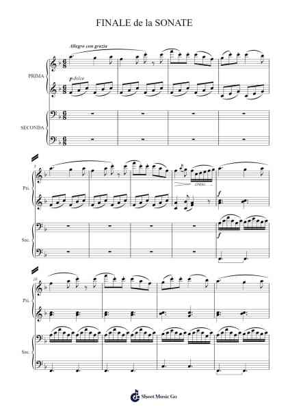 Sonate "Finale" Sheet Music by Leopold Kozeluch-Arr.Yulegus