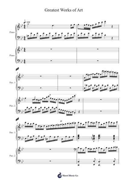 Greatest Works of Art Sheet Music by Jay Chou-Arr.Cofvey Fieldmeo