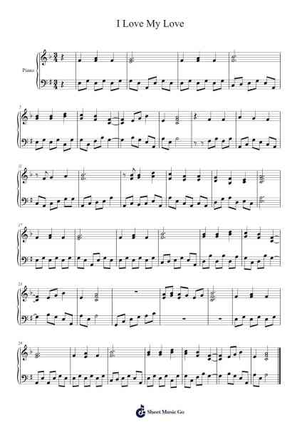 I Love My Love Sheet Music by undefined-Arr.Efbin Kimsie
