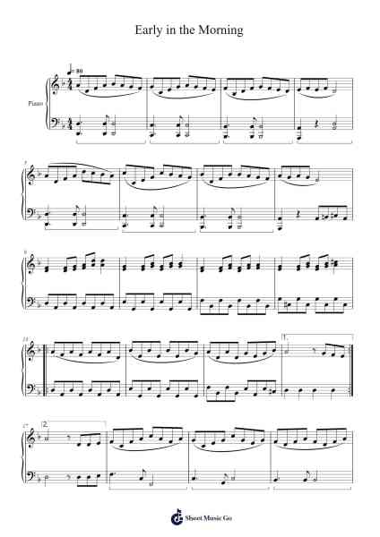 Early in the Morning Sheet Music by Rami Zarhin-Arr.Grelitt Bachdrow