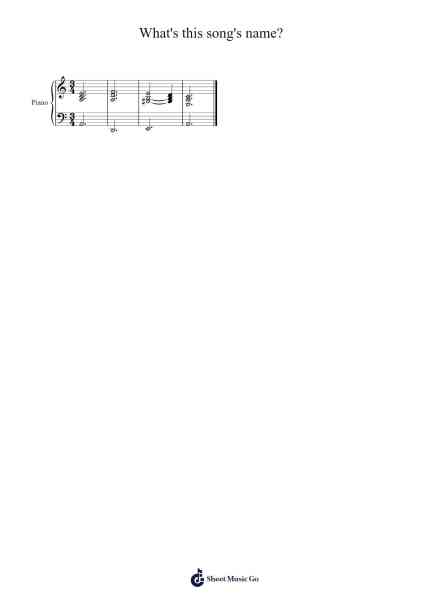 What's this song's name? Sheet Music by Bellbright Gaskit-Arr.Sodwight