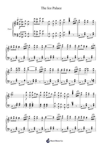 The Ice Palace. March - Two Step Sheet Music by E. T. Paull-Arr.Serles