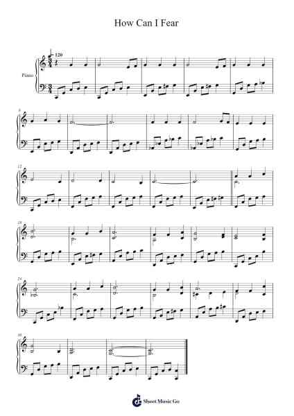 How Can I Fear Sheet Music by Ron Hamilton-Arr.Egbeau