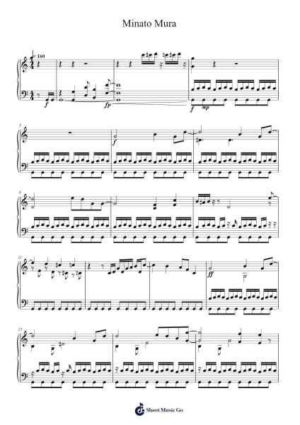 Minato Mura Sheet Music by Shirō Hamaguchi/Kohei Tanaka-Arr.Judmons Bairdchel