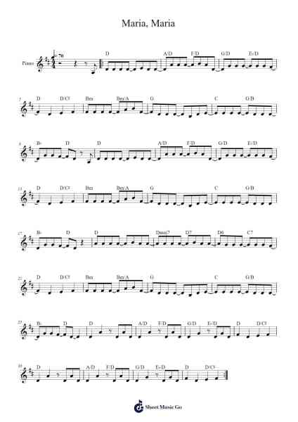 Maria, Maria Sheet Music by Milton Nascimento-Arr.Bonnes Junemiah