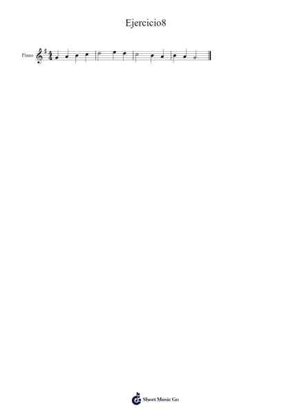 Ejercicio8 Sheet Music by -Arr.Dilfred Haro