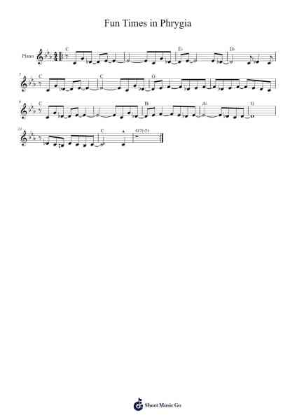 Fun Times in Phrygia Sheet Music by Griffin "Griffey" Gillen-Arr.Morsechi Billra