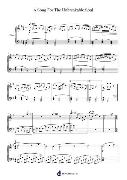 A Song For The Unbreakable Soul Sheet Music by Lilling-Arr.Leamorse Tayh