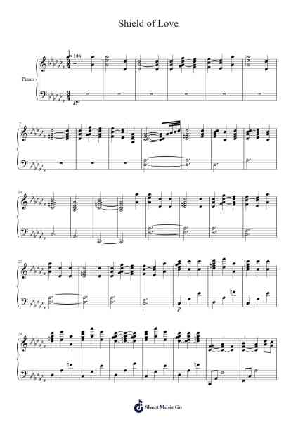 Shield of Love Sheet Music by Thomas Bergersen-Arr.Pulborg Ridean
