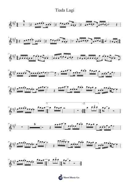 Tiada Lagi Sheet Music by Mayang Sari/Amy Search-Arr.Cranemie