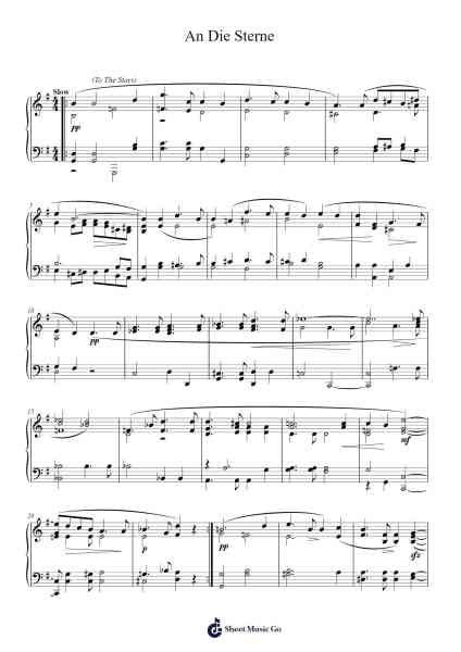 An Die Sterne - Robert Schumann Sheet Music by Robert Schumann-Arr.Yerleen Virdean