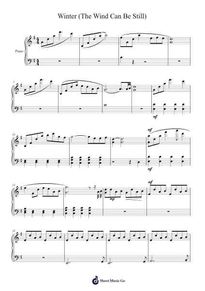 Winter (The Wind Can Be Still) Sheet Music by ConcernedApe-Arr.Montbrook