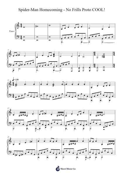No Frills Proto COOL! Sheet Music by Michael Giacchino-Arr.Zimgus Jackfred