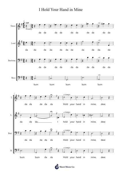 I Hold Your Hand in Mine Sheet Music by Tom Lehrer-Arr.Wyldesa Ocdine